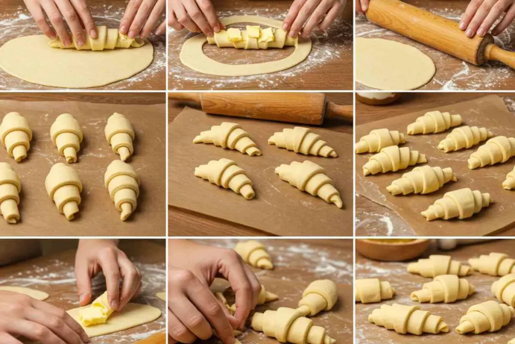 Step-by-Step Croissant Baking Process