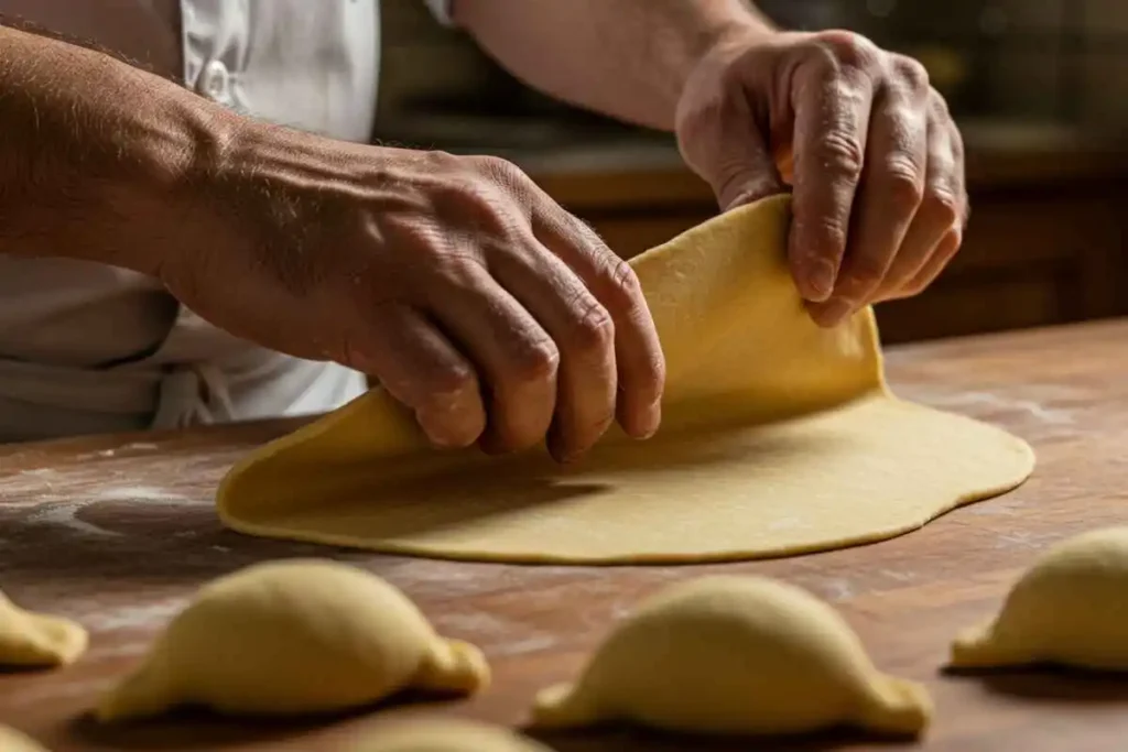 Gipfeli recipe Shaping the Gipfeli homemade