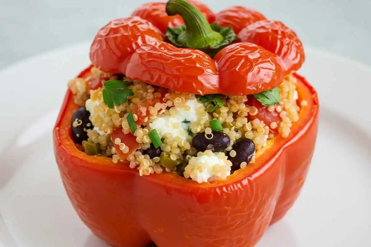 Nutrient-Packed Cottage Cheese Stuffed Bell Peppers