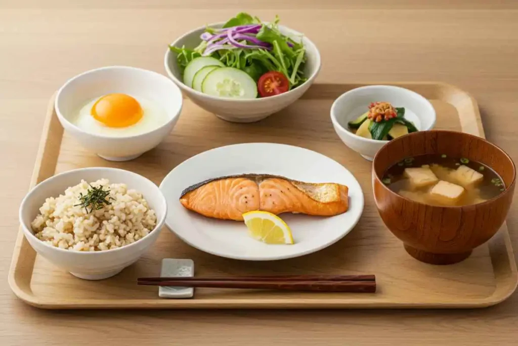 Japanese Grilled Fish Breakfast